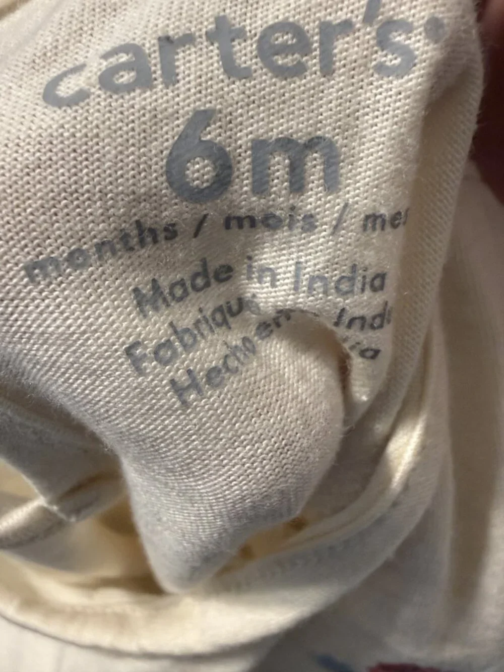 Carters new tag